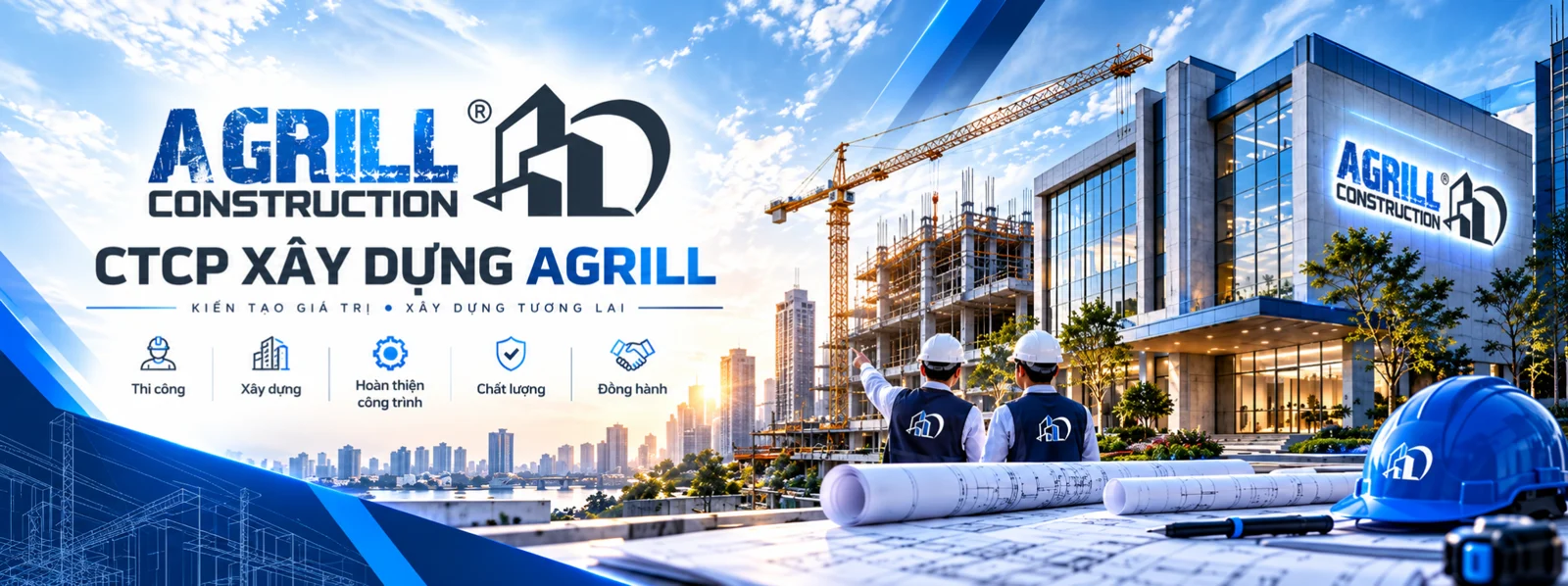 Nhận diện AGRILL Construction, phối cảnh công trình và đội ngũ thi công